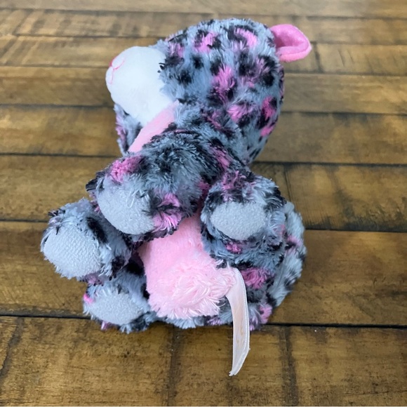 3/$18 - TY Beanie Boos | Tasha the Pink & Gray Leopard - Picture 7 of 8